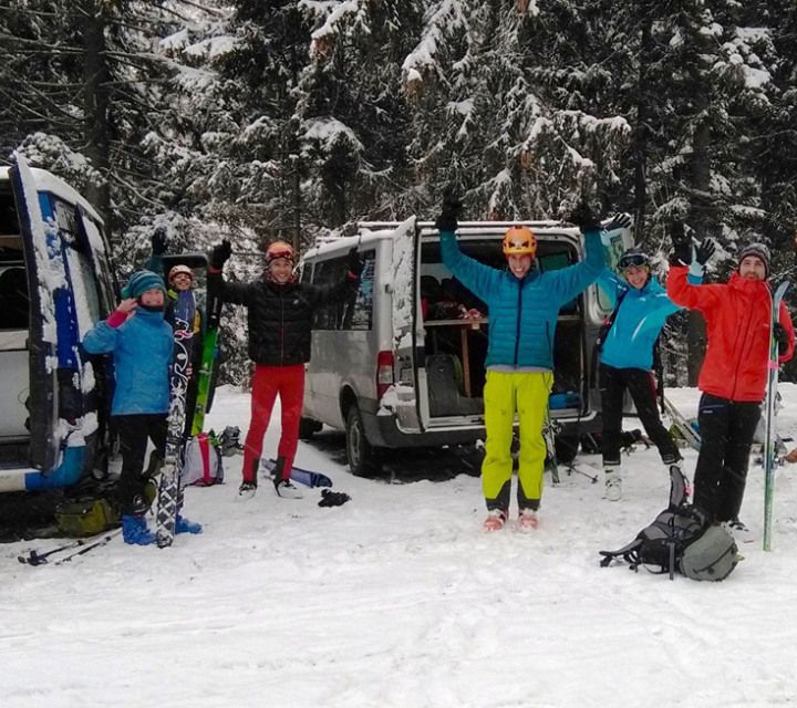 Ski touring in Roháče and Malá Fatra